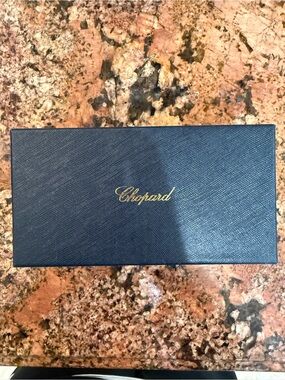 Chopard Dark Blue Box with Gold Script Logo
